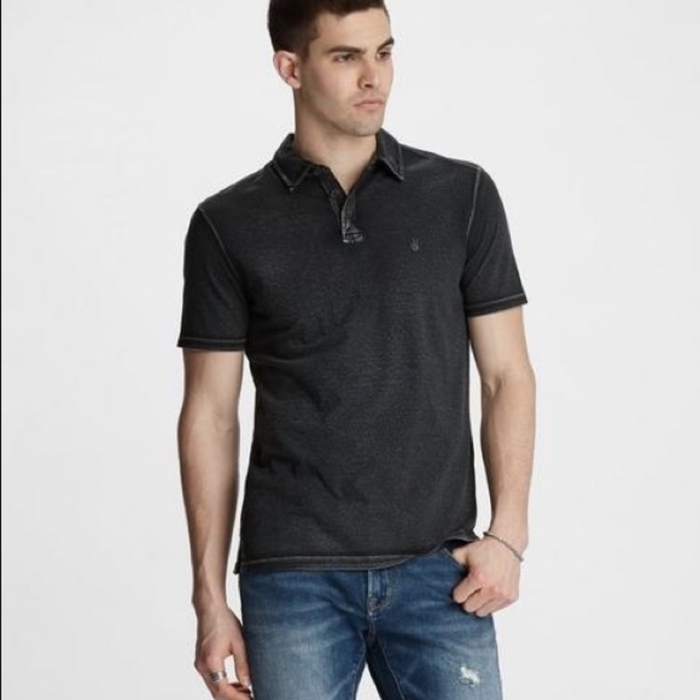 John Varvatos Collared Polo